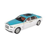 JIAYUNEU 1 18 Per Rolls-Royce Phantom Modello Di Auto In Lega Pressofusa Vetrina Per Camera Da Letto Collezione Decorazione Decorazione da scrivania(Blu)