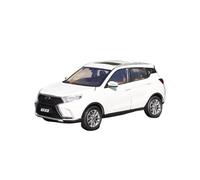 JIAYUNEU 1:24 Per Landwind X2 SUV Modello in lega di veicoli da ufficio Ornamenti decorativi statici per desktop Decorazione da scrivania(White)
