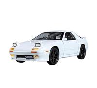 JIAYUNEU 1:24 Per Mazda RX7 Supercar Modellini Auto Giochattolo In Lega Con Suono E Luce Visualizzazione Del Modello Di Kit per collezionismo di hobby(White)