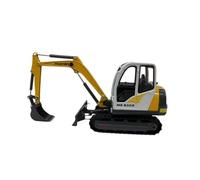 JIAYUNEU 1/25 Per ME6002 Escavatore/Bulldozer Macchina combinata Pressofuso in lega Modello souvenir Decorazione da scrivania