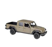 JIAYUNEU 1:27 Per Jeep Gladiator Rubicon Pickup in lega di metallo fuoristrada Ornamenti per modelli di auto Decorazione da scrivania(Brown)