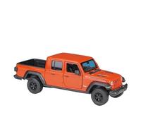 JIAYUNEU 1:27 Per Jeep Gladiator Rubicon Pickup in lega di metallo fuoristrada Ornamenti per modelli di auto Decorazione da scrivania(Orange)