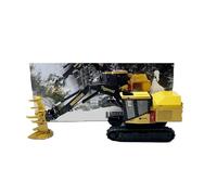 JIAYUNEU 1/32 Per la raccolta di modelli in lega di macchine forestali cingolate Pezzo decorativo con visualizzazione statica Decorazione da scrivania