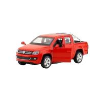 JIAYUNEU 1:43 Per Amarok Pickup Modello statico in lega pressofusa Display per la decorazione della casa o dell'ufficio Decorazione da scrivania(Red)