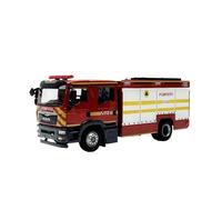 JIAYUNEU 1/43 Per camion dei pompieri di salvataggio modello in metallo pressofuso pezzo decorativo da collezione Decorazione da scrivania