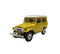 JIAYUNEU 1:43 Per Land Cruiser FJ40 1974 pressofuso in lega modello di auto per adulti visualizzazione statica souvenir Decorazione da scrivania