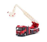 JIAYUNEU 1:64 Per L32 Scala Autopompa antincendio Modello in lega Veicolo Display statico Ornamenti decorativi Decorazione da scrivania