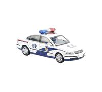 JIAYUNEU 1/64 Per la raccolta di veicoli di pubblica sicurezza Passat di quinta generazione modello statico in lega Decorazione da scrivania