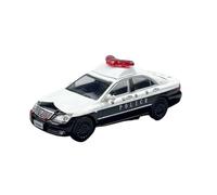 JIAYUNEU Pressofusione 1:64 per souvenir modello di auto statica in lega di auto della polizia di 12a generazione della corona Decorazione da scrivania