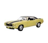 JIAYUNEU Pressofuso 1/18 per modello statico in lega 1969 Chevy Camaro Z28 modello di auto da collezione souvenir Decorazione da scrivania