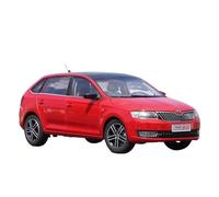 JIAYUNEU Pressofuso in scala 1:18 per la collezione di modelli di auto in lega rapida display per souvenir ornamenti per veicoli Decorazione da scrivania(Red)