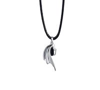 JIAZIB Charm Necklace Christmas Birthday Gifts 925 Silver Plating Vintage Clavicle Chain Cross Chain Rope for Daughter Party Wedding (Color : F)