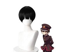 Jibaku Shounen Hanako-kun Hanako Kun parrucca cosplay nero corto capelli sintetici costume giochi di ruolo parrucche parrucche