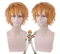 Jibaku Shounen legato alla toilette Hanako-Kun Minamoto Kou Bionda Breve Cosplay giornaliero Resistente al calore Capelli sintetici + Parrucca gratuita Cap -906