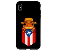Jibaro Coqui Frog Puerto Rico Flag Buricua Pocket Borinquen Custodia per iPhone XS Max