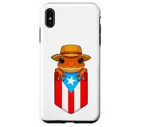 Jibaro Coqui Frog Puerto Rico Flag Buricua Pocket Borinquen Custodia per iPhone XS Max