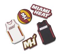 Jibbitz Nba Miami Heat Pin 5 Units One Size