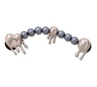 Jibbitz Spillo Pearl Melted Silver Chain