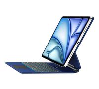 Jibrealg Custodia per tastiera per iPad Air 11" (M3 2025 / M2 2024) e iPad Pro 11" (1a/2a/3a/4a generazione), tastiera magica sottile con trackpad multi-touch per iPad Air 11" di 4a/5a generazione con