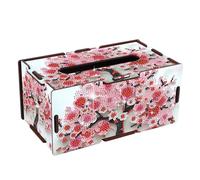 JICFDAO Diamond Painting Tissue Box 22,5 x 12,7 cm fai da te creativo fazzoletti di carta 5D diamante pittura scatola porta fazzoletti rettangolare mosaico set pratico decorativo per tavolo fiori di