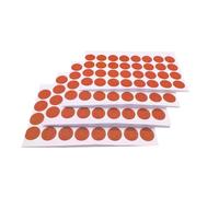 JichuET 320PCS 21700 Batteria Al Litio Isolante Anello Autoadesivo Hollow Pad Carta Elettrica Isolante Adesivo Carta Rosso