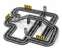 JICIKI Mattoncini magnetici per bambini, mattoncini magnetici a forma di strada, giocattolo magnetico STEM, giocattolo Montessori sensoriale, adatto per ragazzi e ragazze dai 3 anni in su (24 pezzi)