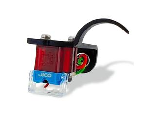 JICO Impact SD Testina Giradischi Nera - Puntina di Ricambio Cartridge