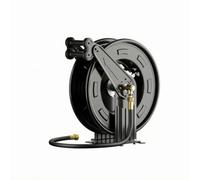 JicSuXi Avvolgitubo Retrattile Automatico Auto-Riavvolgen Avvolgitubo con Struttura in Acciaio Robusto Avvolgicanna Idropulitrice per Officina, Garage, 15M