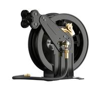 JicSuXi Avvolgitubo Retrattile Automatico Auto-Riavvolgen Avvolgitubo con Struttura in Acciaio Robusto Avvolgicanna Idropulitrice per Officina, Garage, 10M