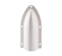 JicSuXi Copertura di Sfiato per Cavi Marini, Copertura di Scarico, Accessori Versatili Ad Alte Prestazioni per Yacht, Tappo di Ventilazione per Barche, Deflet, Bianco