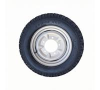 JicSuXi Ruota Completa 4.50-12 Anticorrosne Antiscivolo, Tassellato, Ruota con Pneumatico