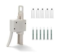 Jicyor A partire dalla pistola epossidica per colla, colla mista, 2 componenti, dispenser di colla 1:2, con 5 ugelli di miscelazione, 5 pezzi di colla, ricaricabili da 50 ml