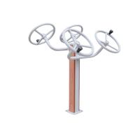 Jidanmian Attrezzo per Lo Sviluppo della Forza della Parte Superiore del Corpo, attrezzo per la Rotazione del Polso, raddrizzamento delle Spalle, Sviluppo degli avambracci all'aperto(B)