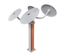 Jidanmian Attrezzo per Lo Sviluppo della Forza della Parte Superiore del Corpo, attrezzo per la Rotazione del Polso, raddrizzamento delle Spalle, Sviluppo degli avambracci all'aperto(C)