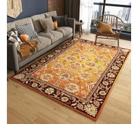 Jidanmian Tappeto riscaldante elettrico al grafene, stufe elettriche per interni, tappeto in finta lana, morbido vintage, antiscivolo antimacchia per interni(A,150x200cm)