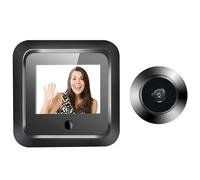 JIDKEINNH 2.4 Inch Smart Doorbell Digital Door Viewer Camera 120° Ultra Wide Angle HD Home Door Eye Viewer With LCD Screen Monitor(With 32GB Card)