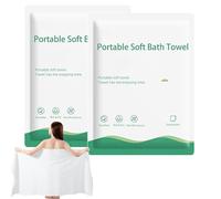 Jidyllic Asciugamani da Bagno usa e Getta,2 Pcs Compresse Asciugamani Grande 140cm x 70cm Asciugamano da Bagno da Viaggio per il Corpo Hotel Campeggio Escursionismo Spiaggia Nuoto