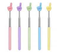 Jidyllic Puntatore Pointeurs Télescopiques pour Enseignant,5 Pcs Extendable Hand Pointer Mini Retractable Teacher Pointer Stick for Teachers and Kids Multifunction Classroom Presentations Reading