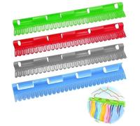 Jidyllic Stendibiancheria portatile, 4 pezzi, ganci per bucato, stendibiancheria per cappelli, lacci, asciugamani, calzini