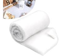 JIEBAO Coperta di Neve Natale, Tappeto Neve Finta per Decorazioni Albero di Natale Decorazione Invernale di Un Villaggio Natalizio (40 x 160cm)