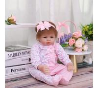 JIEBOTE Bambola Reborn Bambino 23 Pollici 57 cm Morbido Silicone Vinile Bebe Reborn Ragazza Realistica Fatto a Mano Neonato Vero bambino