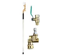 JIEBWCHA Asta di pulizia per radiatore, 4500 PSI, 60 cm, con tubo 'aria, attrezzatura per veicoli per generatore, rimorchio, moto, officina