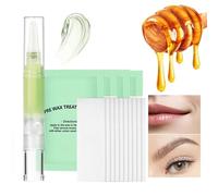 JIEBWCHA Brow Wax Kit per la depilazione del viso, per donne, con tamponi di cotone, salviettine per la pulizia del viso, del naso, del corpo