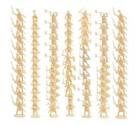 JIEBWCHA Figure di soldati, statuette di soldati, 100 pezzi, modelli antichi, gioco da tavolo per bambini e ragazze, progetti educativi, gioco simbolico, decorazione per torte