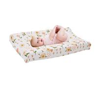 JIEBWCHA Fodera Per Fasciatoio, 81 * 41 * 13cm Copertura Fasciatoio, Rimovibile Copri Fasciatoio, Morbido Lenzuola Per Tappetini Per Pannolinifilato Di Cotone Coprifasciatoio Spugna Universale