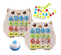 JIEBWCHA Gioco di classificazione delle forme, gioco di classificazione delle figure per bambini, giocattolo da tavolo per due giocatori con riconoscimento dei modelli per aula, casa, viaggi