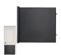 JIEBWCHA Non retrattile Pet Gate 110/130 cm Mesh Recinzione di sicurezza regolabile per bambini senza foratura, pieghevole, extra large, per terrazze, balconi e garage