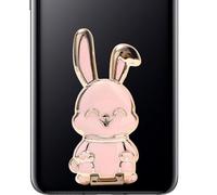 JIEBWCHA per telefono coniglietto | Simpatico supporto per telefono a forma di coniglio da scrivania,adesiva per display da tavolo pieghevole adatta per la maggior parte dei telefoni