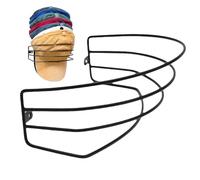 JIEBWCHA Portacappelli Da Parete | Stabile Contiene Fino A 30 Adesivo,Appendino Per Cappelli Supporto Esposizione | Per Camera Da Letto Armadio Utilità Organizzazione Ingresso Casa