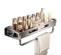 JIEBWCHA Ripiani per parete doccia - Ventosa doccia organizzatore mensola per parete | Multifunzionale senza foratura Rack di stoccaggio per bagno WC cucina balcone